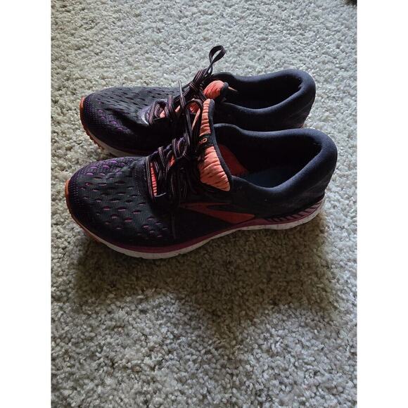 Brooks Transcend 6 Women's Running Shoes Size 9.5 Medium (B) Orange Purple Black - Picture 4 of 8